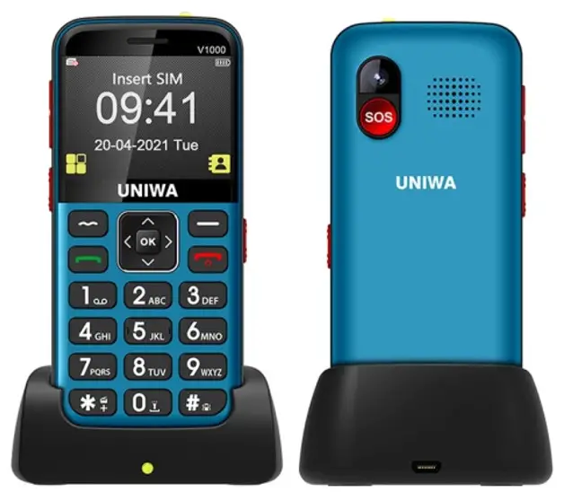 UNIWA V1000 4G Elder Mobile Phone