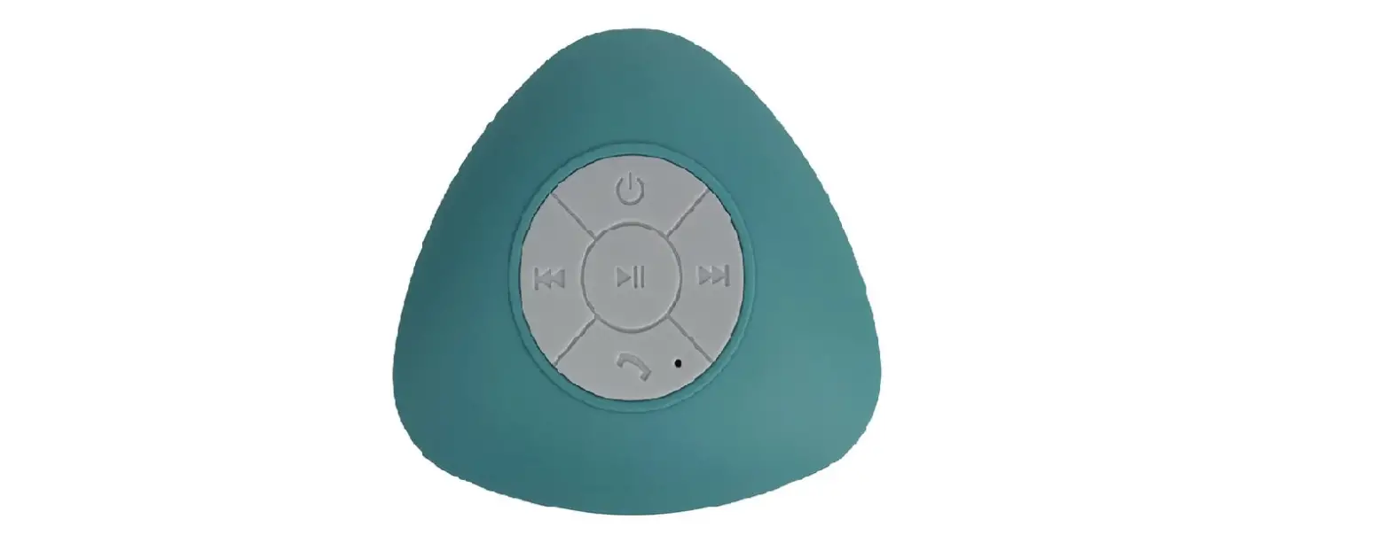Ginsey Beu Bluetooth Suction Wireless Shower Speaker, Turquoise User Guide