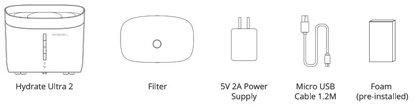 PETTADORE Hydrate Ultra 2 Drinking Fountain -
