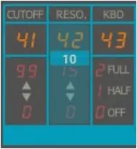 fullbucket Fury-800 - Editing Parameters 2