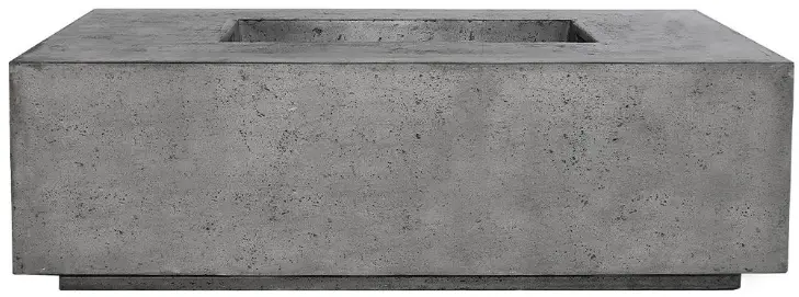 PRISM HARDSCAPES Porto Series Concrete Gas Fire Pit Table