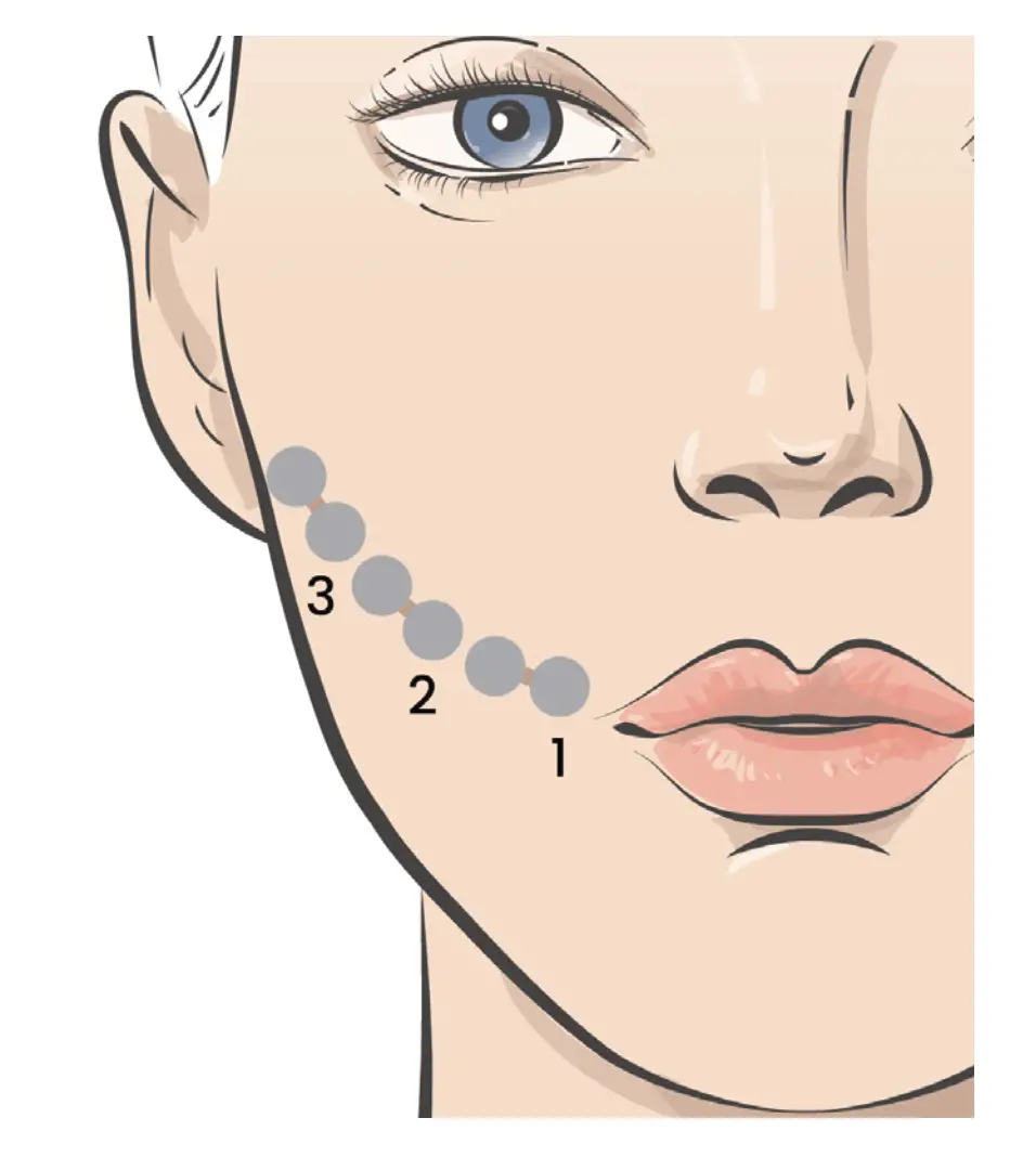 TENS-K-UNIWAND Target Fine Lines and Wrinkles for a Non-Invasive Facelift - Cheek Contour