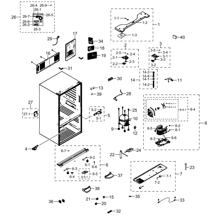 SAMSUNG SRF653CDLS French Door Fridge - Figure 3