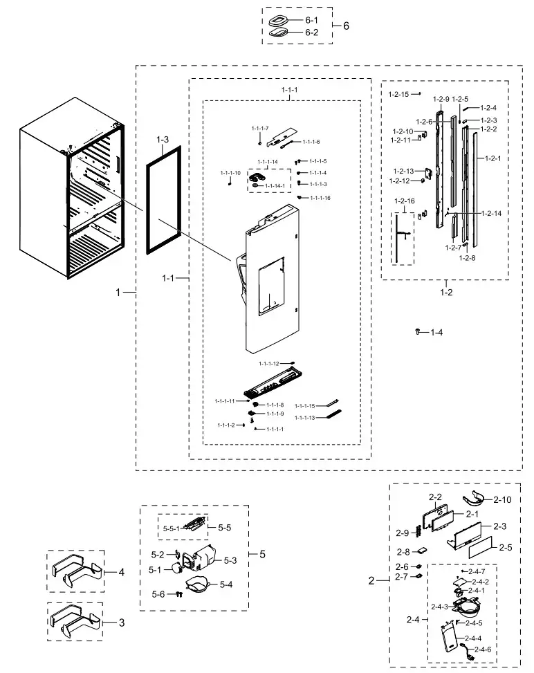 SAMSUNG SRF653CDLS French Door Fridge - Figure 6