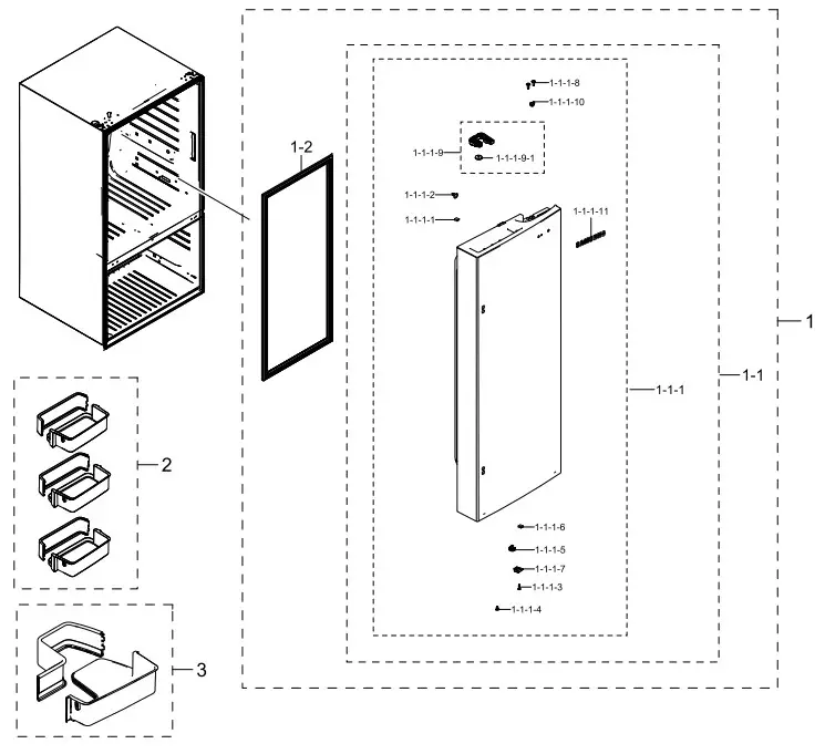 SAMSUNG SRF653CDLS French Door Fridge - Figure 7