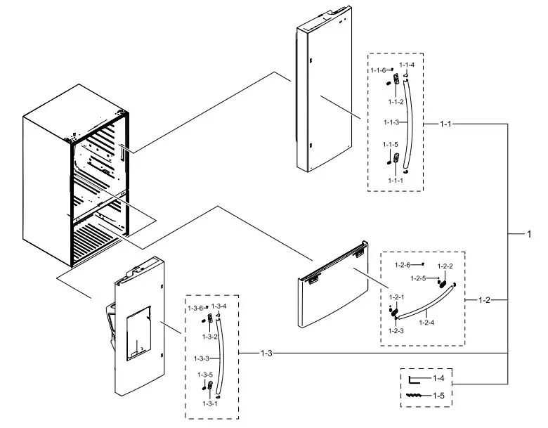 SAMSUNG SRF653CDLS French Door Fridge - Figure 8