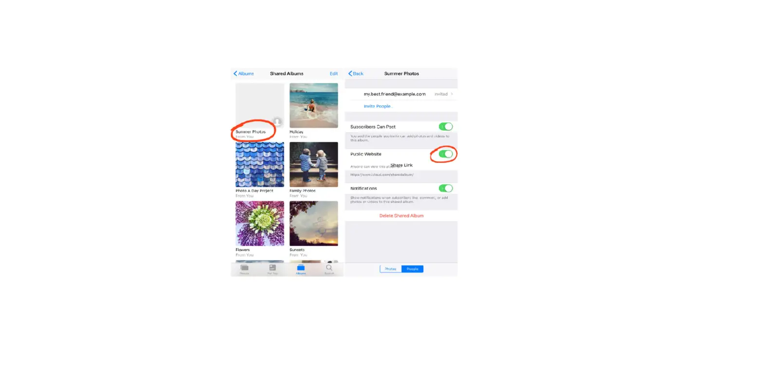 Share Iphone Photos With Shared Albums In Icloud