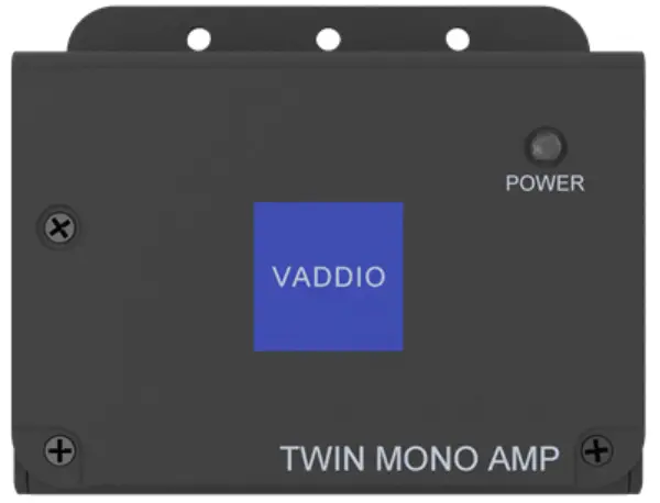 vaddiO Twin Mono AMP Single Input Two Channel Amplifier- Front