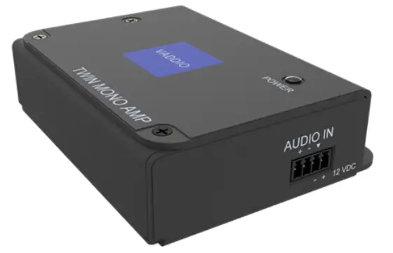 vaddiO Twin Mono AMP Single Input Two Channel Amplifier - Input side