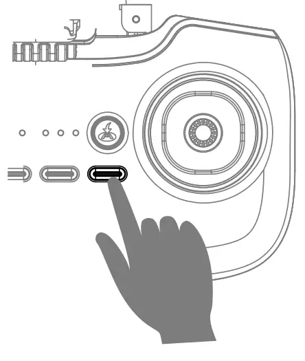 udiRC U38S GPS Drone - transmitter