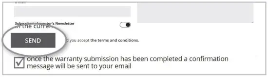 FIG 34 Activate your Warranty
