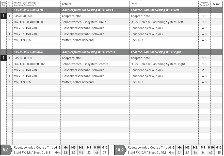 SW-MOTECH BC.SYS.03.992.31000 Bag System fig 1