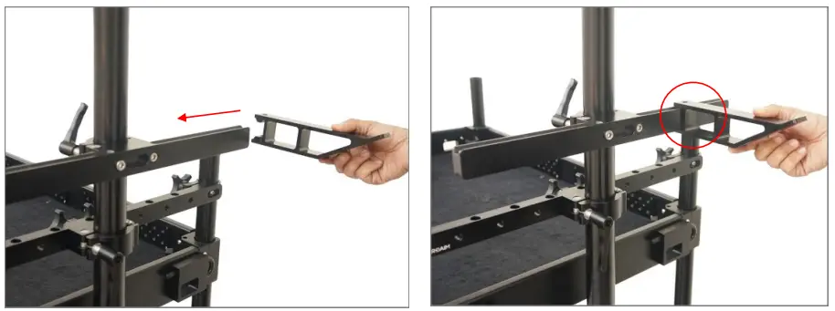 PROAIM VCTR TH Dual Tripod Holder for Camera Cart - FIG 17