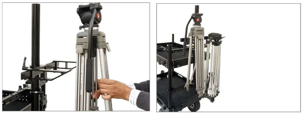 PROAIM VCTR TH Dual Tripod Holder for Camera Cart - FIG 20