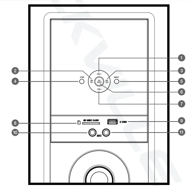 Rockville TM80W White Powered Home Theatre Tower Speakers-2