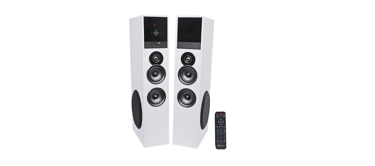 Rockville Tm80w White Powered Home-theatre Tower Speakers User Guide