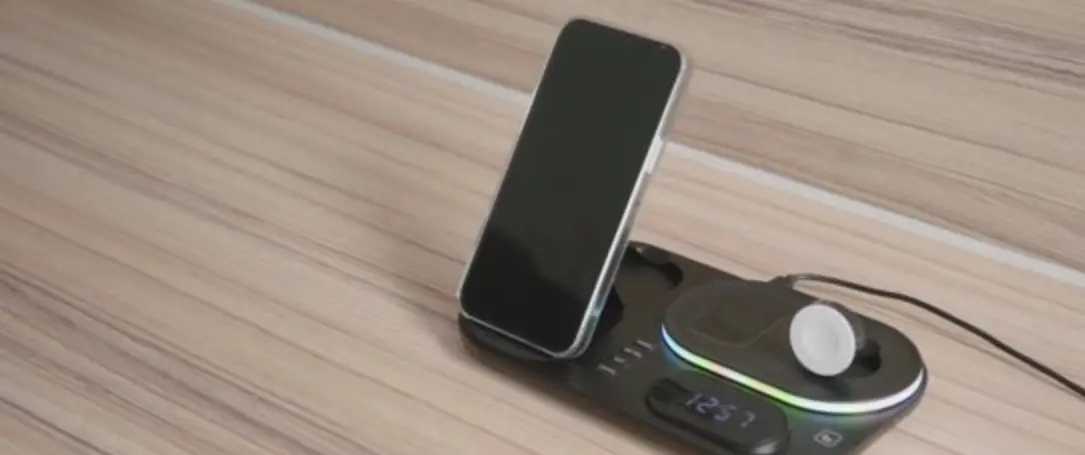 Isetchi 3-in-1 Dual Coils Wireless Charging Station Instructions