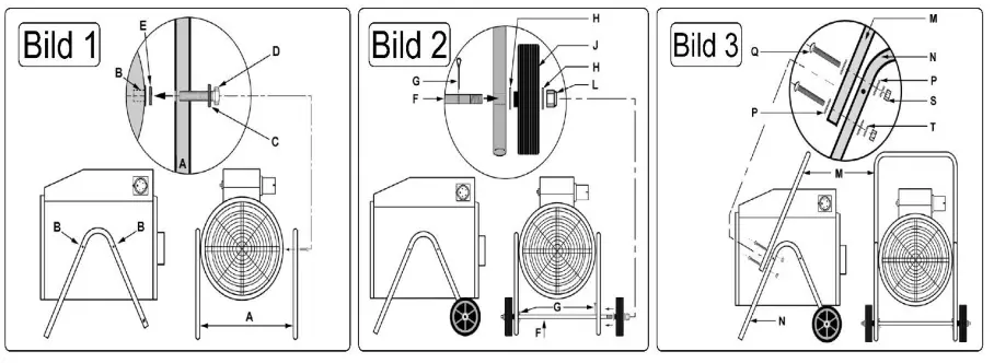 Aktobis AG WDH-BGC30 Electric Heat Gun (30 kW) with integrated fan - 1