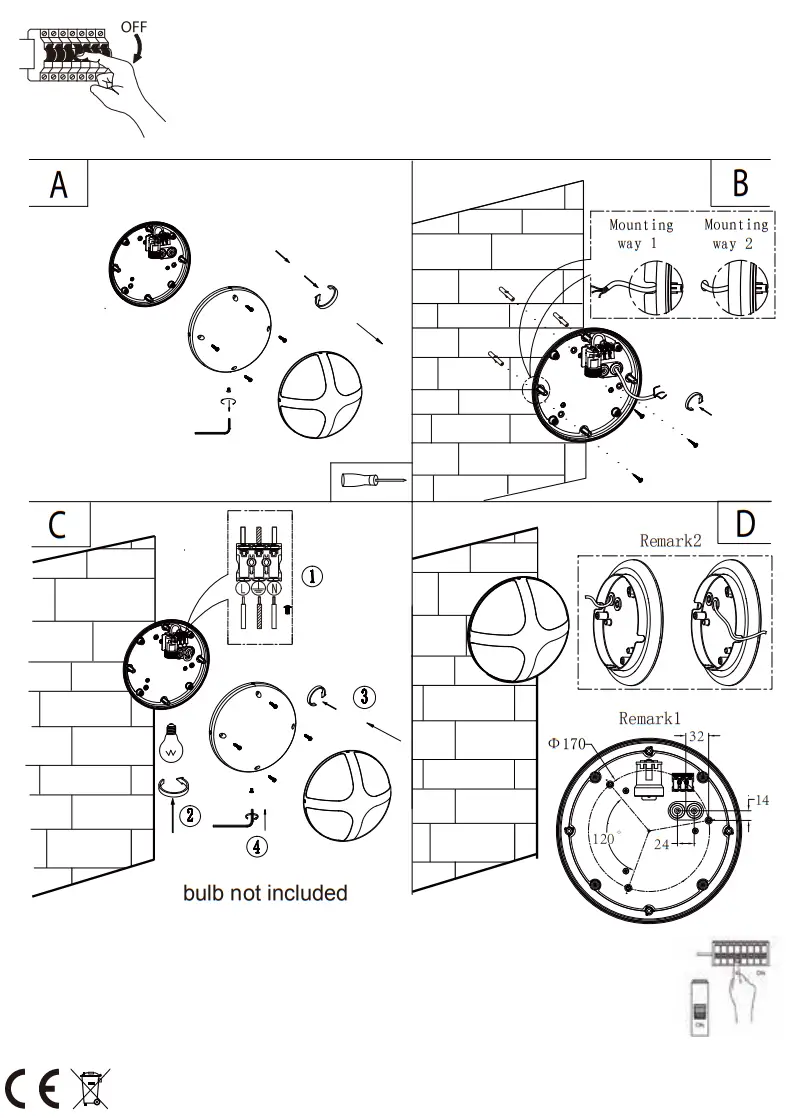 nordlux Cross 25 Facade Lamp