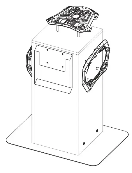 SW MOTECH DGS.00.920.20100 Trax Adv Aluminum Case System Silver 3737 - FIG 1