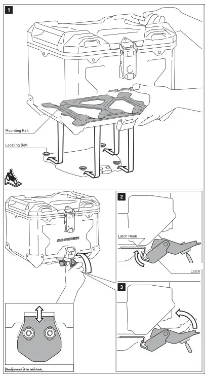 SW MOTECH DGS.00.920.20100 Trax Adv Aluminum Case System Silver 3737 - FIG18
