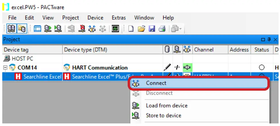 Honeywell Searchline Excel Plus Device Type Manager - Connect