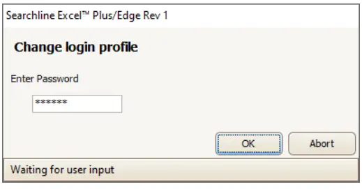 Honeywell Searchline Excel Plus Device Type Manager - Password