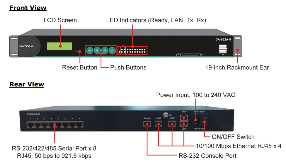 MOXA DA 660A Series Arm Based Computers-
