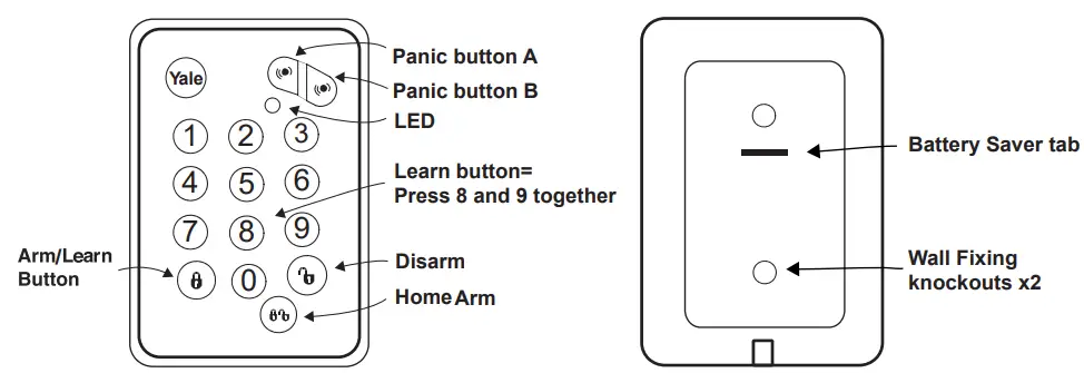 Yale-EF-KP-Easy-Fit-EF-Series-Alarm-System-FIG 1