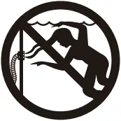 Bestway 56720E - Stay away from drains