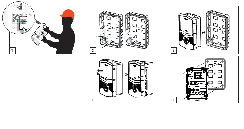 GEWISS-JOINON-range-electric-vehicle-charging-wallbox-Installation-FIG-2
