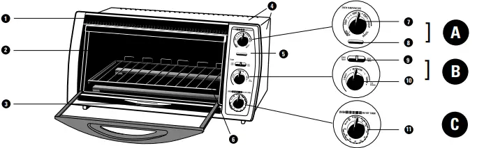 Black And Decker CTO8100 Electronic Toaster Oven 1