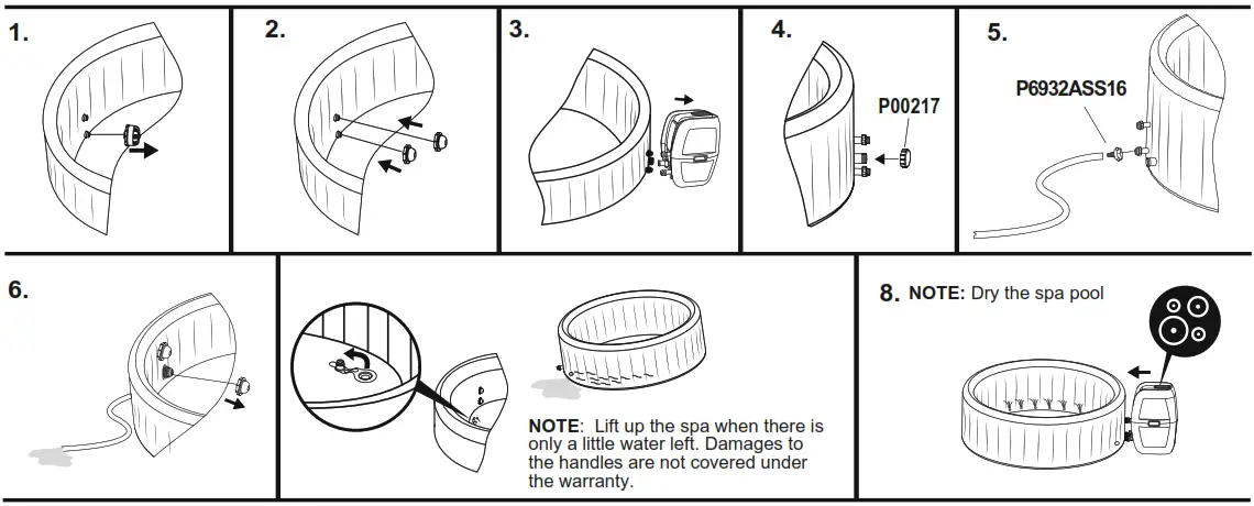 Bestway LAY Z SPA Miami AirJet Spa - Figure 14
