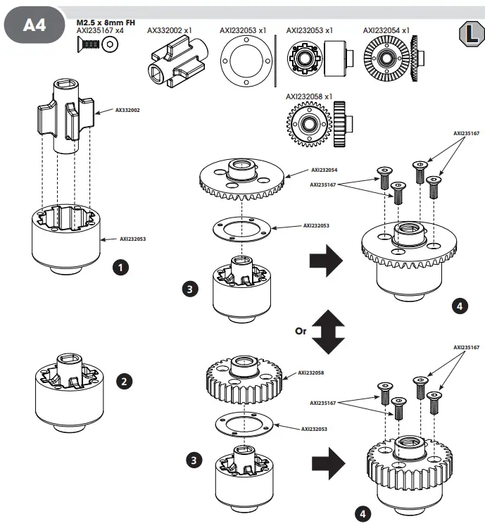 HORIZON AXI03009 RBX10 RYFT 1 10 Scale Rock Bouncer - A4