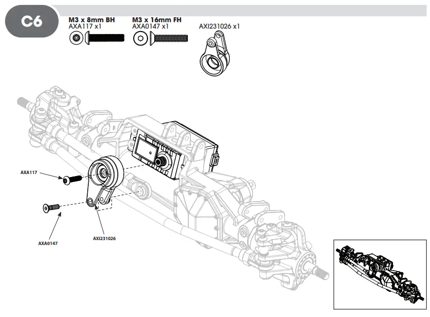 HORIZON AXI03009 RBX10 RYFT 1 10 Scale Rock Bouncer - C6