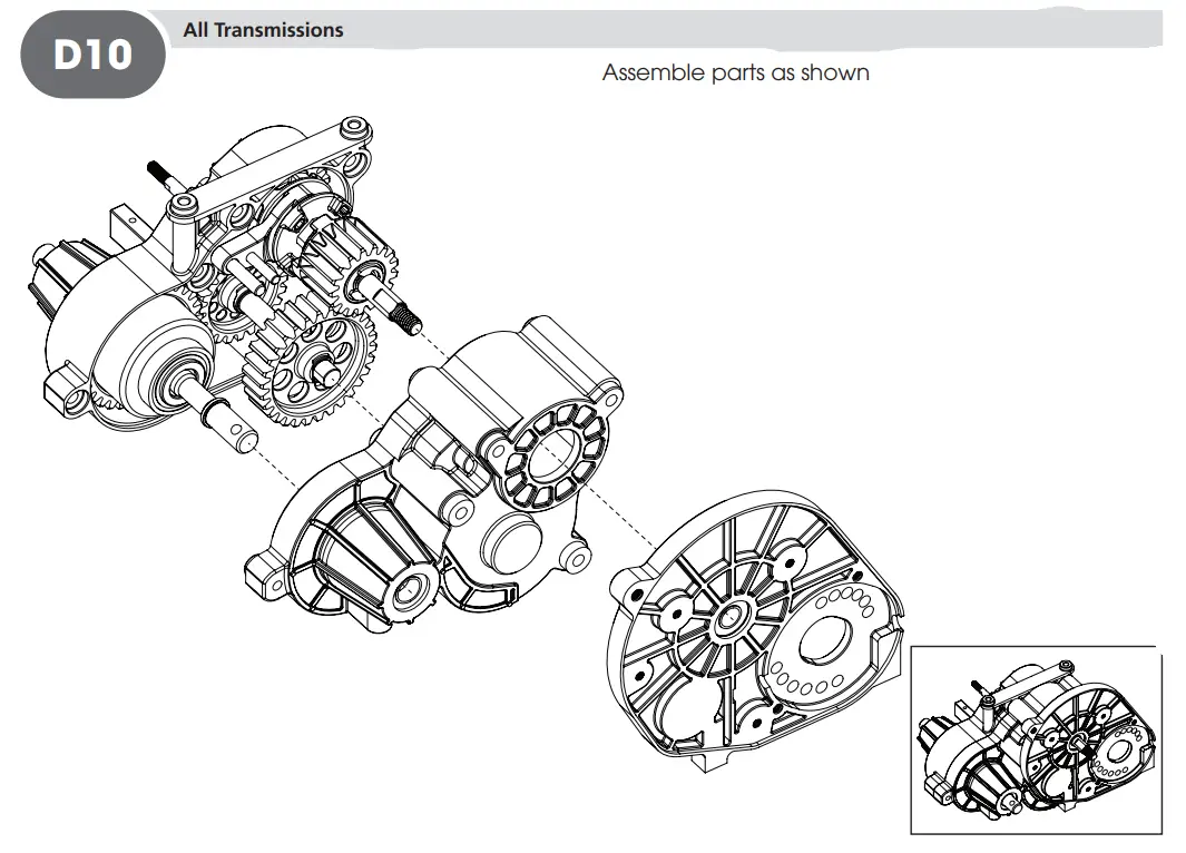 HORIZON AXI03009 RBX10 RYFT 1 10 Scale Rock Bouncer - D10