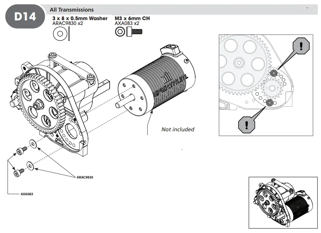 HORIZON AXI03009 RBX10 RYFT 1 10 Scale Rock Bouncer - D14