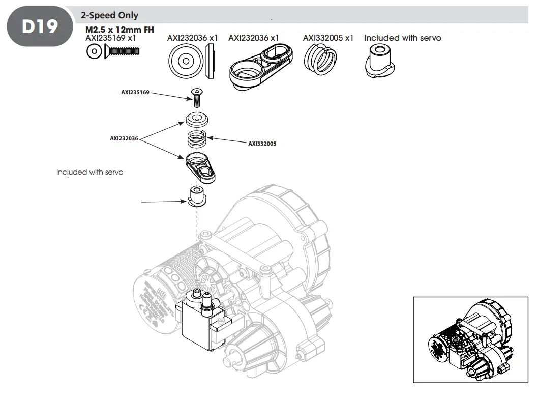 HORIZON AXI03009 RBX10 RYFT 1 10 Scale Rock Bouncer - D19