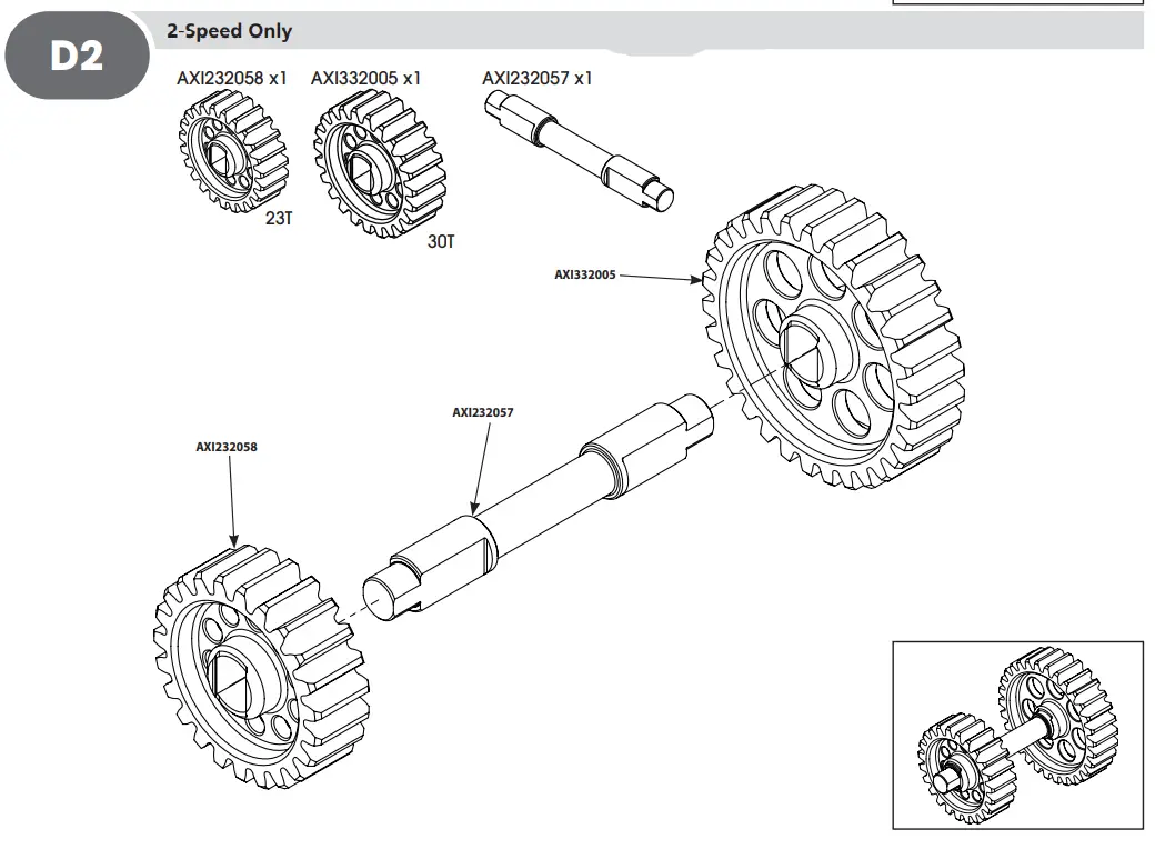 HORIZON AXI03009 RBX10 RYFT 1 10 Scale Rock Bouncer - D2