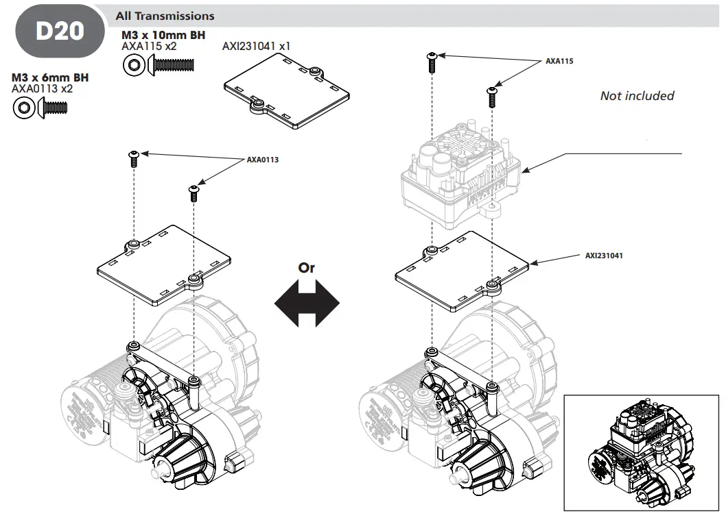 HORIZON AXI03009 RBX10 RYFT 1 10 Scale Rock Bouncer - D19