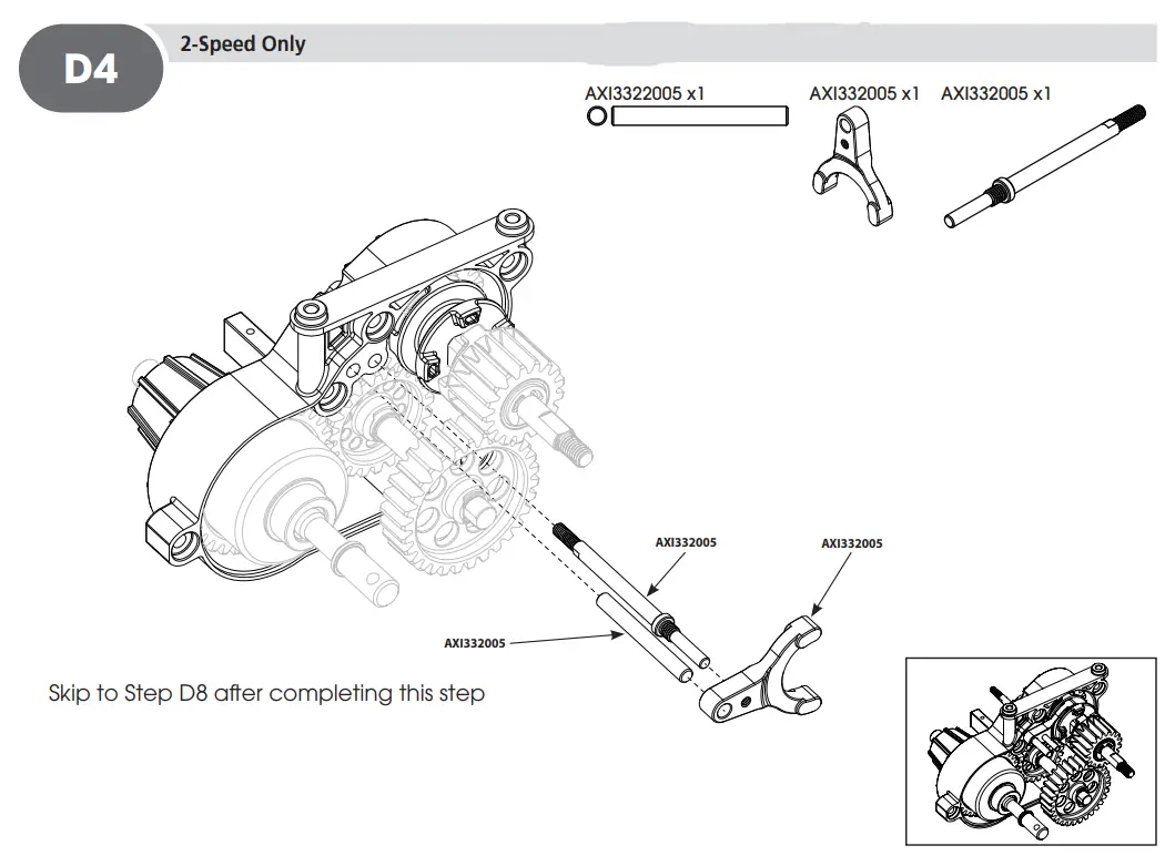 HORIZON AXI03009 RBX10 RYFT 1 10 Scale Rock Bouncer - D4