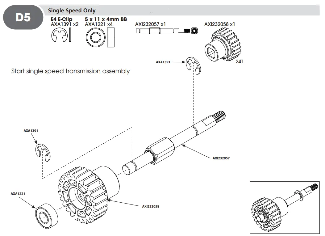 HORIZON AXI03009 RBX10 RYFT 1 10 Scale Rock Bouncer - D5