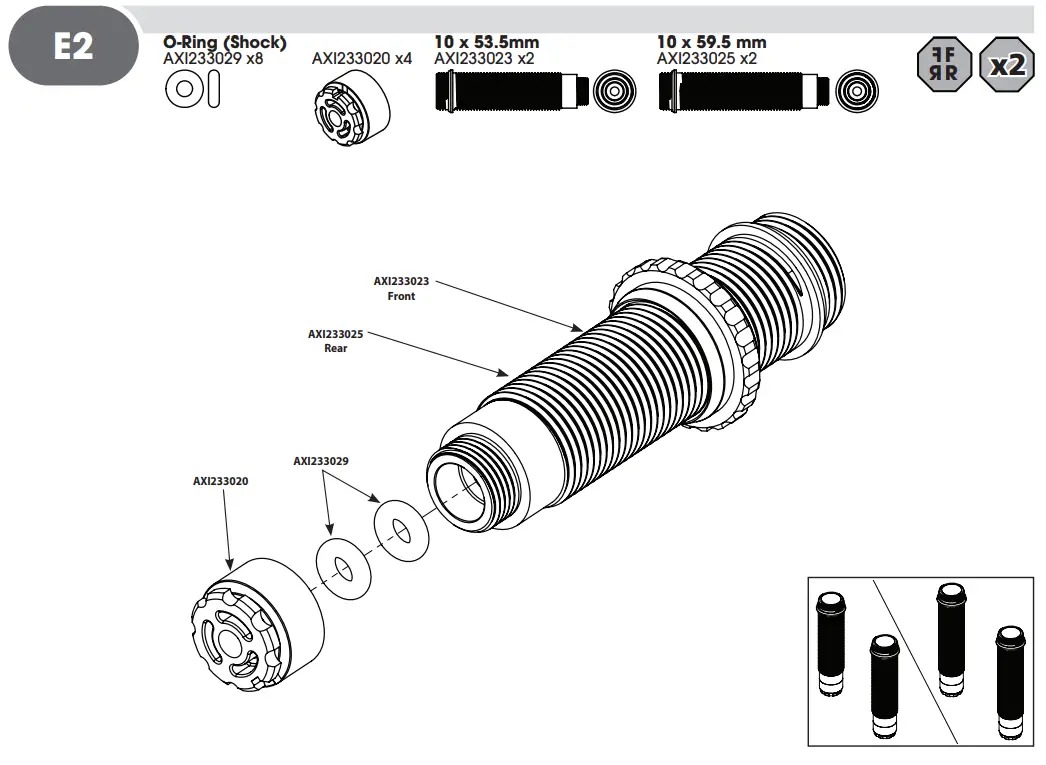 HORIZON AXI03009 RBX10 RYFT 1 10 Scale Rock Bouncer - E2