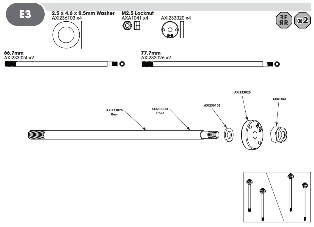 HORIZON AXI03009 RBX10 RYFT 1 10 Scale Rock Bouncer - E3