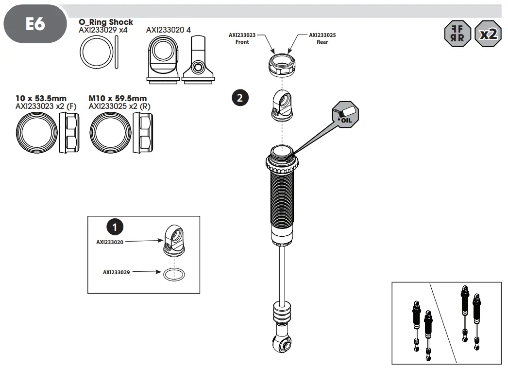 HORIZON AXI03009 RBX10 RYFT 1 10 Scale Rock Bouncer -E6