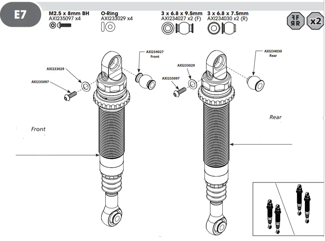 HORIZON AXI03009 RBX10 RYFT 1 10 Scale Rock Bouncer - E7.1