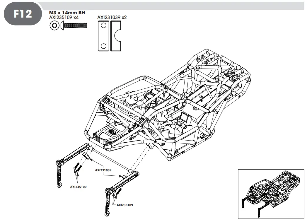 HORIZON AXI03009 RBX10 RYFT 1 10 Scale Rock Bouncer - F12