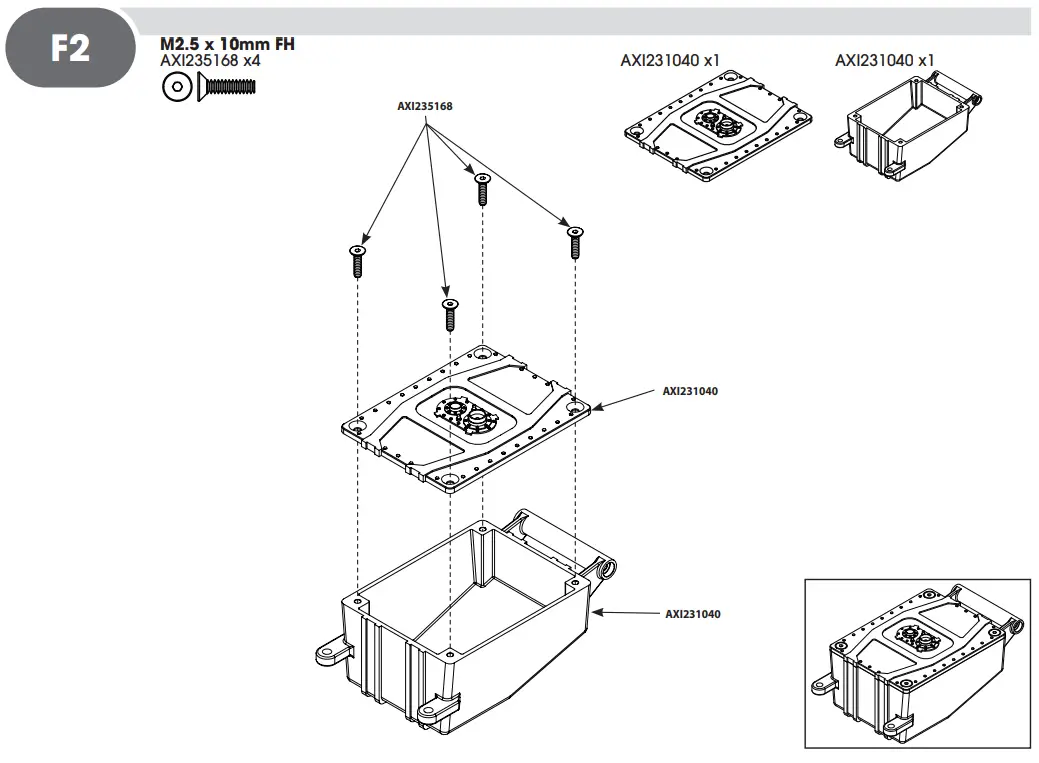 HORIZON AXI03009 RBX10 RYFT 1 10 Scale Rock Bouncer - F2