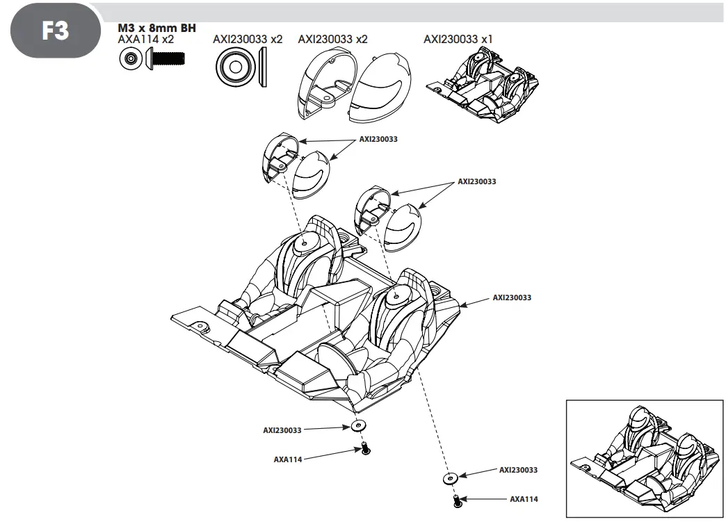 HORIZON AXI03009 RBX10 RYFT 1 10 Scale Rock Bouncer - F3
