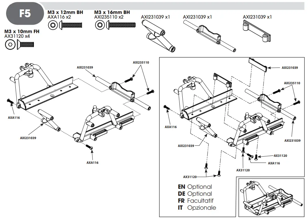 HORIZON AXI03009 RBX10 RYFT 1 10 Scale Rock Bouncer - F5